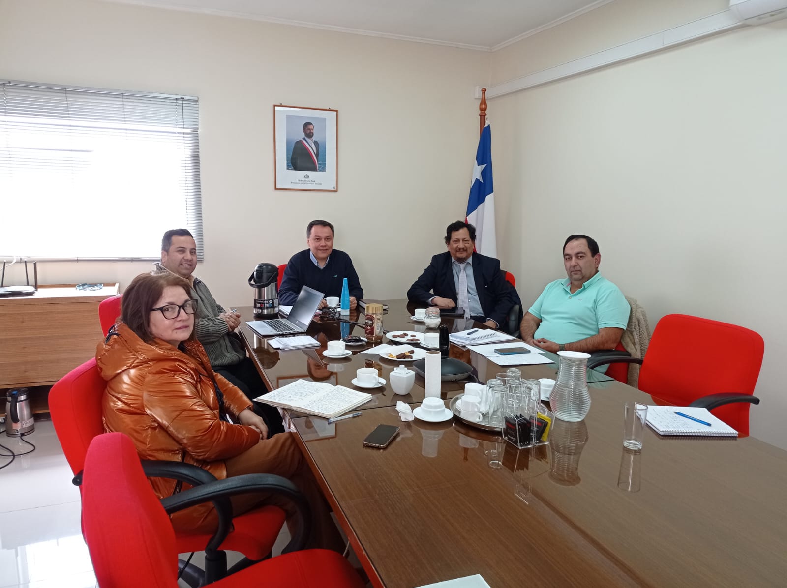 Directiva de la AFUN DEL SUR se reúne con equipo de la Dirección General de la CAJ Biobío