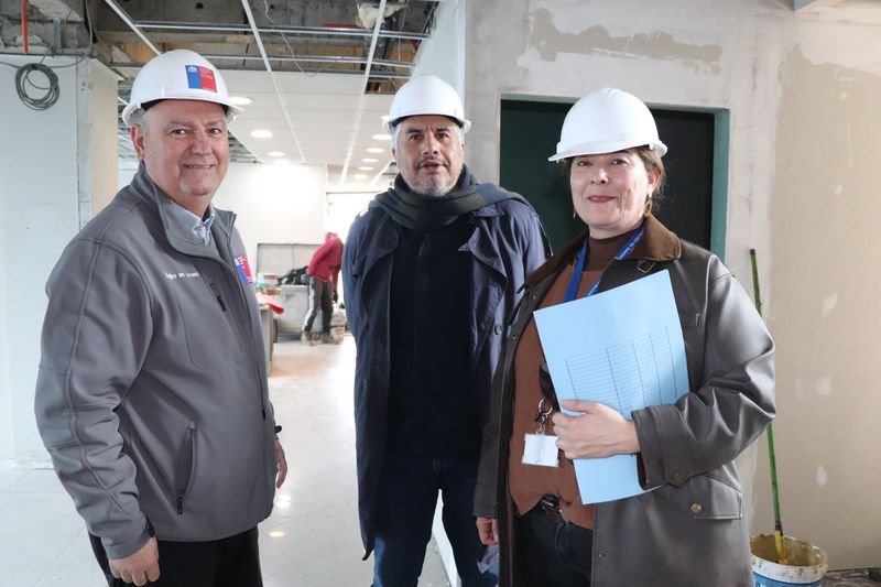 Visita a las obras de habilitación