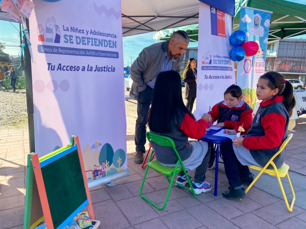 Niños y niñas de Curanilahue conmemoran primer año de la ley de garantías y protección de la niñez 